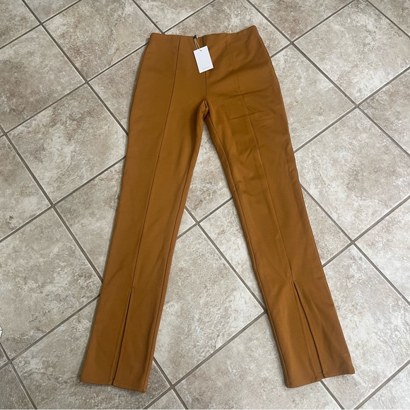 Lovers and Friends Yasmeen Trouser Split Hem Pants Flare Quiet Luxury Sz M‎ NWT - Picture 13 of 13